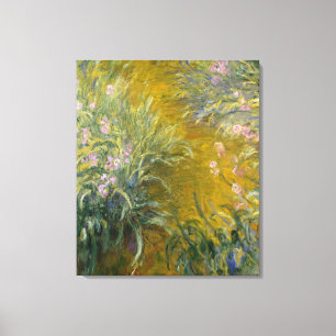 Claude Monet   Path through the Irises Canvas Print