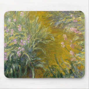 Claude Monet Path through the Irises Mouse Pad