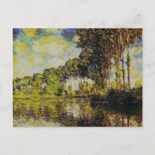 Claude Monet - Poplars on the Epte Postcard