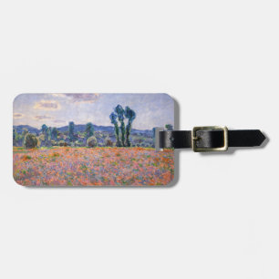 Claude Monet - Poppy Field 1890 (Giverny) Luggage Tag