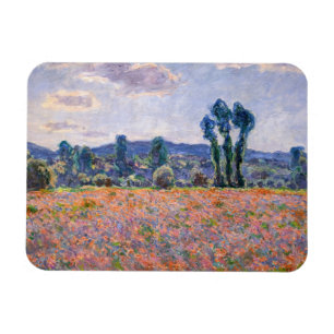 Claude Monet - Poppy Field 1890 (Giverny) Magnet
