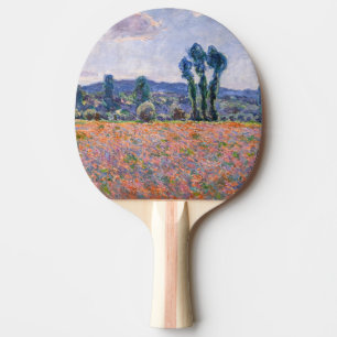 Claude Monet - Poppy Field 1890 (Giverny) Ping Pong Paddle