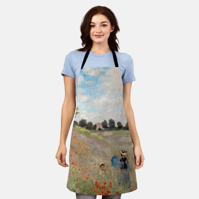 Claude Monet - Poppy Field Apron (Worn)