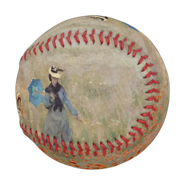 Claude Monet - Poppy Field Baseball (Front Right)