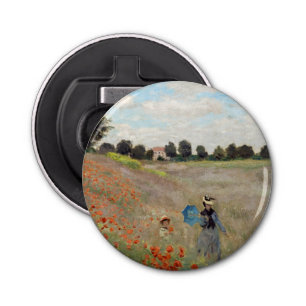 Claude Monet - Poppy Field Bottle Opener