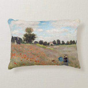 Claude Monet - Poppy Field Decorative Cushion