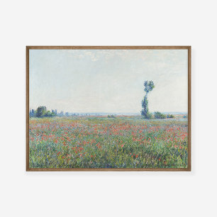 Claude Monet Poppy Field Painting Art Print