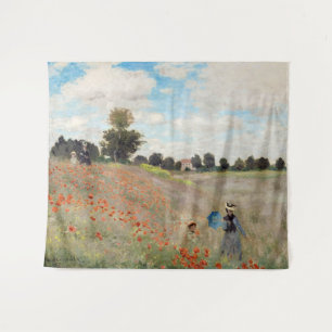 Claude Monet - Poppy Field Tapestry