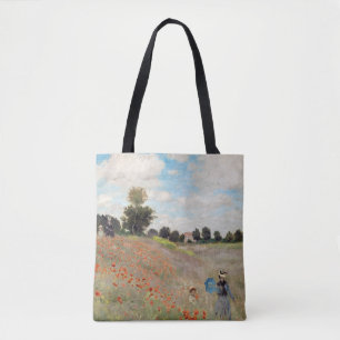 Claude Monet - Poppy Field Tote Bag