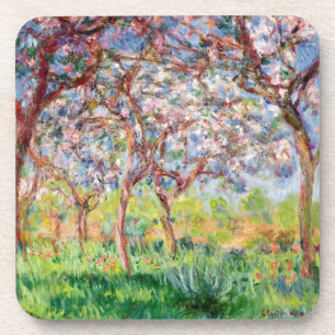 Claude Monet Printemps a Giverny Coaster