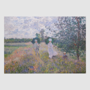 Claude Monet - Promenade near Argenteuil Tissue Paper