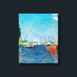 Claude Monet - Red Boats, Argenteuil Canvas Print<br><div class="desc">Claude Monet - Red Boats,  Argenteuil (1875)</div>