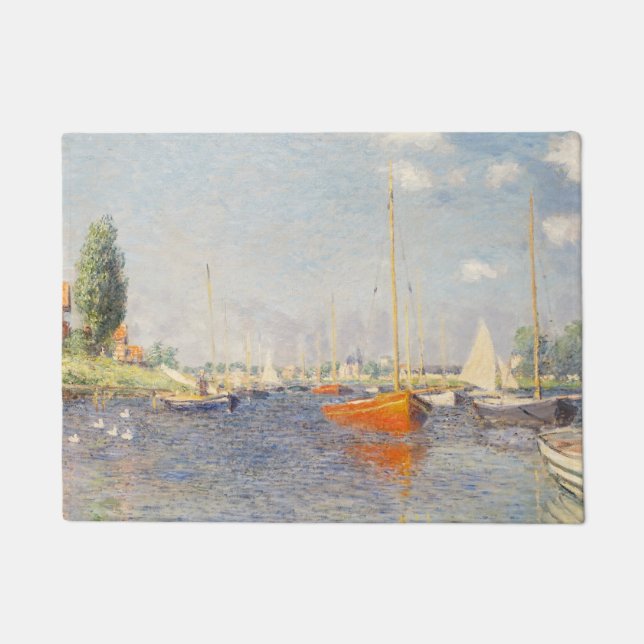 Claude Monet. Red Boats, Argenteuil Doormat (Front)