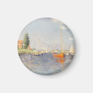 Claude Monet. Red Boats, Argenteuil Magnet