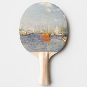 Claude Monet. Red Boats, Argenteuil Ping Pong Paddle