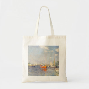 Claude Monet. Red Boats, Argenteuil Tote Bag