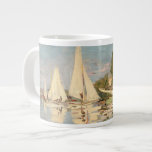 Claude Monet | Regatta at Argenteuil, c.1872 Large Coffee Mug<br><div class="desc">Regatta at Argenteuil,  c.1872 | by Claude Monet | Art Location: Musee d'Orsay,  Paris,  France | French Artist | Image Collection Number: XIR66050</div>