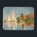 Claude Monet | Regatta at Argenteuil, c.1872 Magnet<br><div class="desc">Regatta at Argenteuil,  c.1872 | by Claude Monet | Art Location: Musee d'Orsay,  Paris,  France | French Artist | Image Collection Number: XIR66050</div>