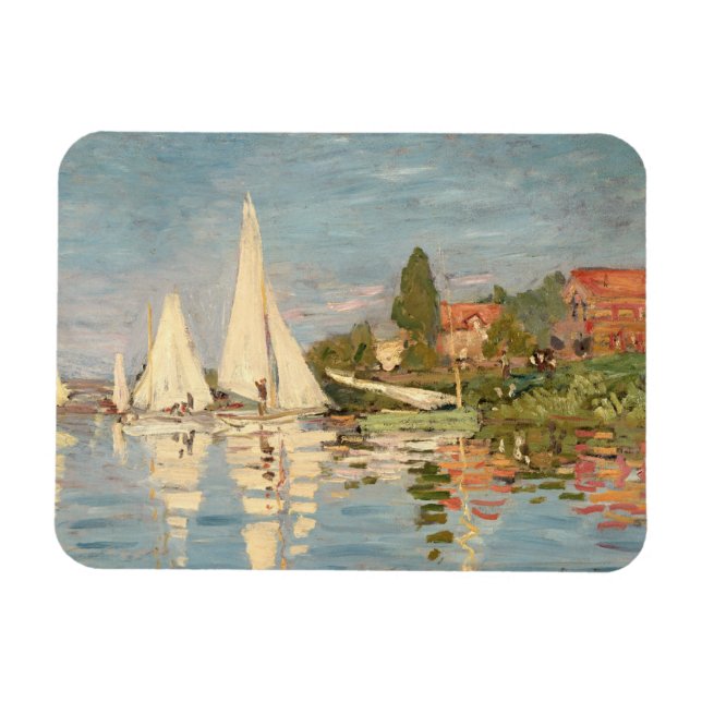 Claude Monet | Regatta at Argenteuil, c.1872 Magnet (Horizontal)