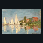 Claude Monet | Regatta at Argenteuil Poster<br><div class="desc">Regatta at Argenteuil,  c.1872 | by Claude Monet | Art Location: Musee d'Orsay,  Paris,  France | French Artist | Image Collection Number: XIR66050</div>