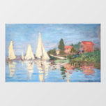 Claude Monet - Regattas at Argenteuil<br><div class="desc">Regattas at Argenteuil,  Regates a Argenteuil. By Claude Monet in 1872.</div>