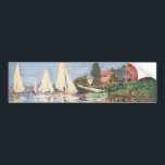 Claude Monet - Regattas at Argenteuil<br><div class="desc">Regattas at Argenteuil,  Regates a Argenteuil. By Claude Monet in 1872.</div>