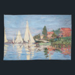 Claude Monet - Regattas at Argenteuil<br><div class="desc">Regattas at Argenteuil,  Regates a Argenteuil. By Claude Monet in 1872.</div>