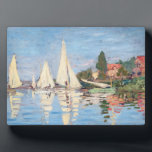 Claude Monet - Regattas at Argenteuil<br><div class="desc">Regattas at Argenteuil,  Regates a Argenteuil. By Claude Monet in 1872.</div>
