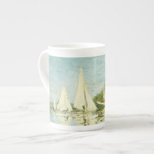 Claude Monet. Regattas at Argenteuil     Bone China Mug