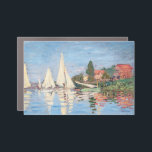 Claude Monet - Regattas at Argenteuil Car Magnet<br><div class="desc">Regattas at Argenteuil,  Regates a Argenteuil. By Claude Monet in 1872.</div>