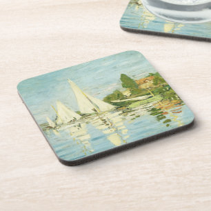 Claude Monet. Regattas at Argenteuil Coaster
