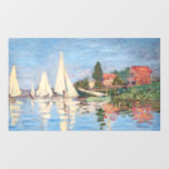 Claude Monet - Regattas at Argenteuil Floor Decals<br><div class="desc">Regattas at Argenteuil,  Regates a Argenteuil. By Claude Monet in 1872.</div>