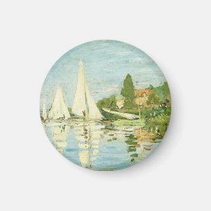 Claude Monet. Regattas at Argenteuil Magnet