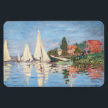 Claude Monet - Regattas at Argenteuil Magnet<br><div class="desc">Regattas at Argenteuil,  Regates at Argenteuil. By Claude Monet in 1872.</div>