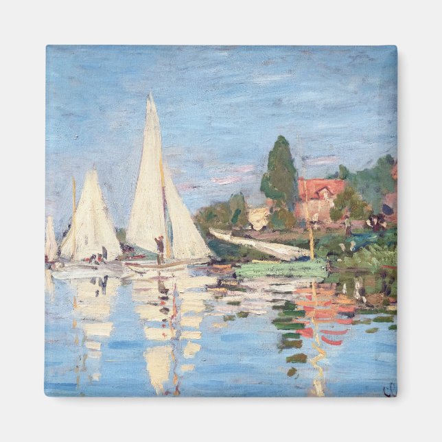 Claude Monet - Regattas at Argenteuil Magnet (Front)