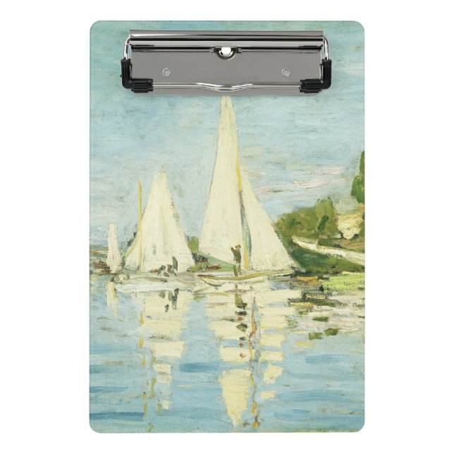 Claude Monet. Regattas at Argenteuil     Mini Clipboard (Front)