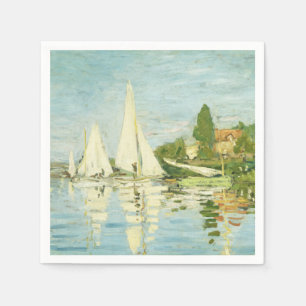 Claude Monet. Regattas at Argenteuil Napkin