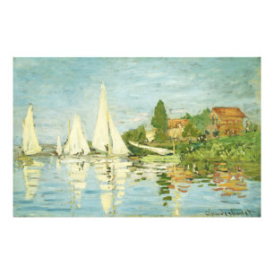 Claude Monet. Regattas at Argenteuil Photo Print