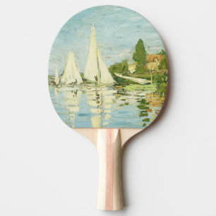 Claude Monet. Regattas at Argenteuil Ping Pong Paddle
