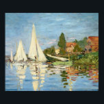 Claude Monet Regattas at Argenteuil Poster<br><div class="desc">Famous painters of all time</div>