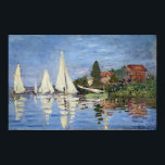 Claude Monet Regattas at Argenteuil Poster<br><div class="desc">Claude Monet Regattas at Argenteuil</div>