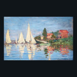 Claude Monet - Regattas at Argenteuil Poster<br><div class="desc">Regattas at Argenteuil,  Regates at Argenteuil. By Claude Monet in 1872.</div>