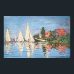 Claude Monet - Regattas at Argenteuil Poster<br><div class="desc">Regattas at Argenteuil,  Regates at Argenteuil. By Claude Monet in 1872.</div>