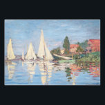 Claude Monet - Regattas at Argenteuil Wrapping Paper Sheet<br><div class="desc">Regattas at Argenteuil,  Regates a Argenteuil. By Claude Monet in 1872.</div>