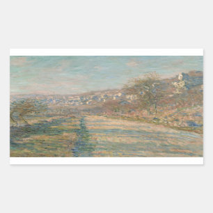 Claude Monet - Road of La Roche-Guyon Rectangular Sticker