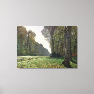Claude Monet   Road to Bas-Breau, Fontainebleau Canvas Print