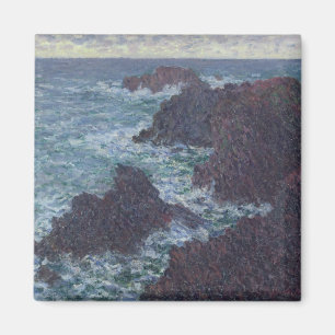 Claude Monet Rocks at Belle-Ile, the Wild Coast Magnet