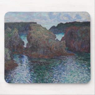 Claude Monet - Rocks at Port-Goulphar, Belle-Ile Mouse Pad
