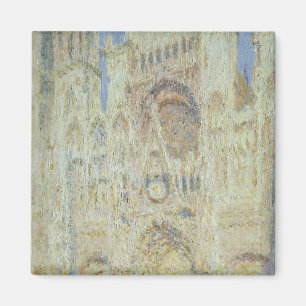 Claude Monet Rouen Cathedral at Sunset, 1894 Magnet
