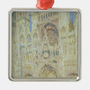 Claude Monet   Rouen Cathedral at Sunset, 1894 Metal Tree Decoration